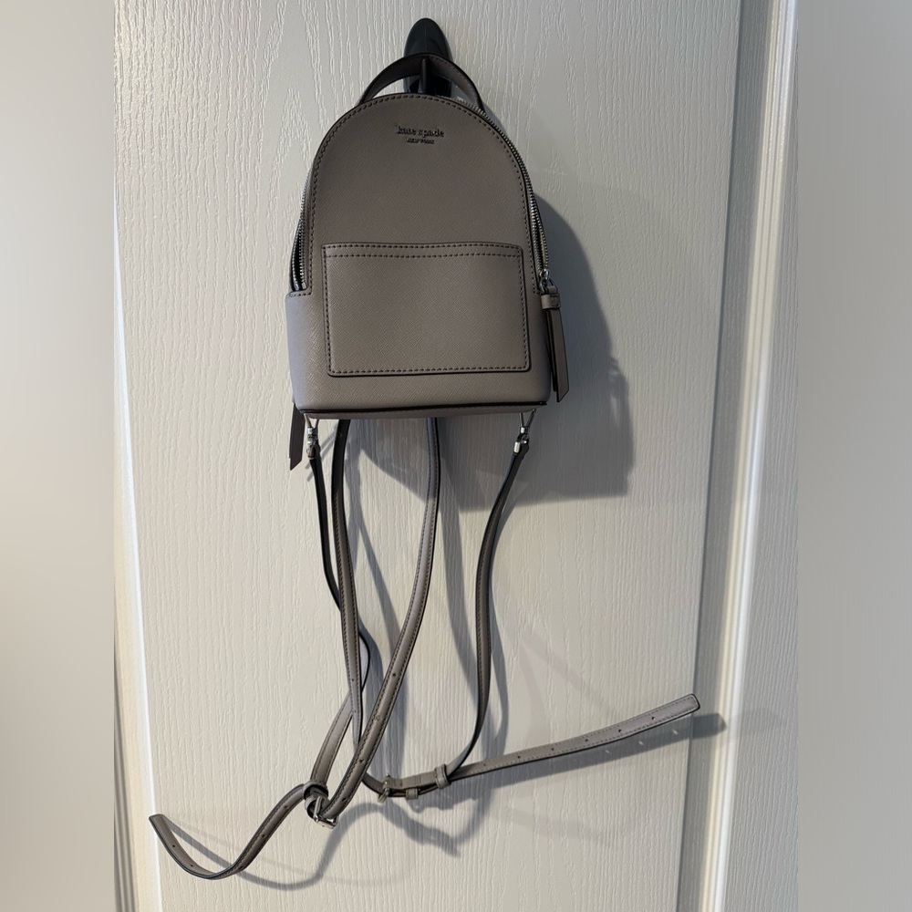 Mini Kate Spade Backpack - Gray - image 1